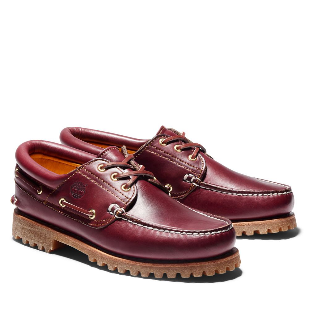 Pantofi Barca Timberland Barbati Visinii - Icon 3-Eye Classic Handsewn Lug - Romania - JBHXZN675